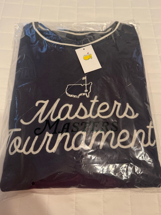 Masters Sweaters - Masters Tournament Navy Graphic Crewneck Sweater